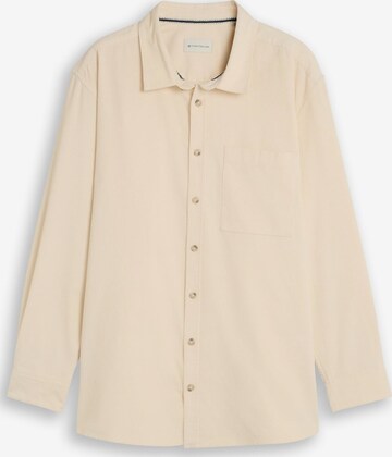 TOM TAILOR Men + Hemd in Beige: Vorderseite