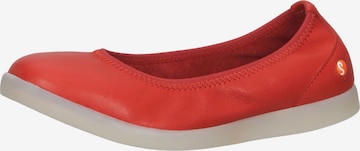 Softinos Ballet Flats in Red: front