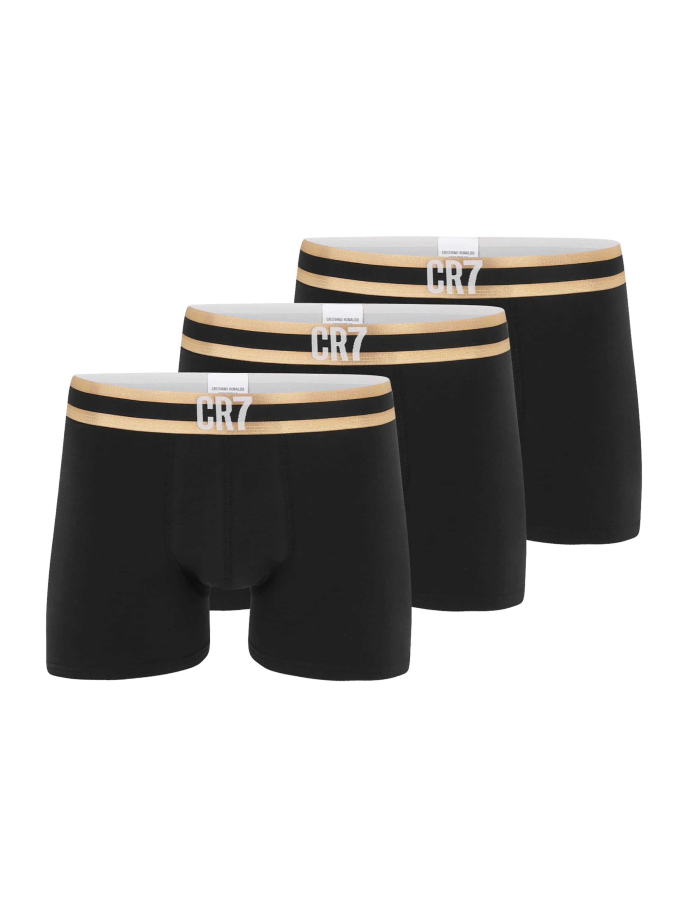 CR7 - Cristiano Ronaldo Обычный Шорты Боксеры в Черный: спереди