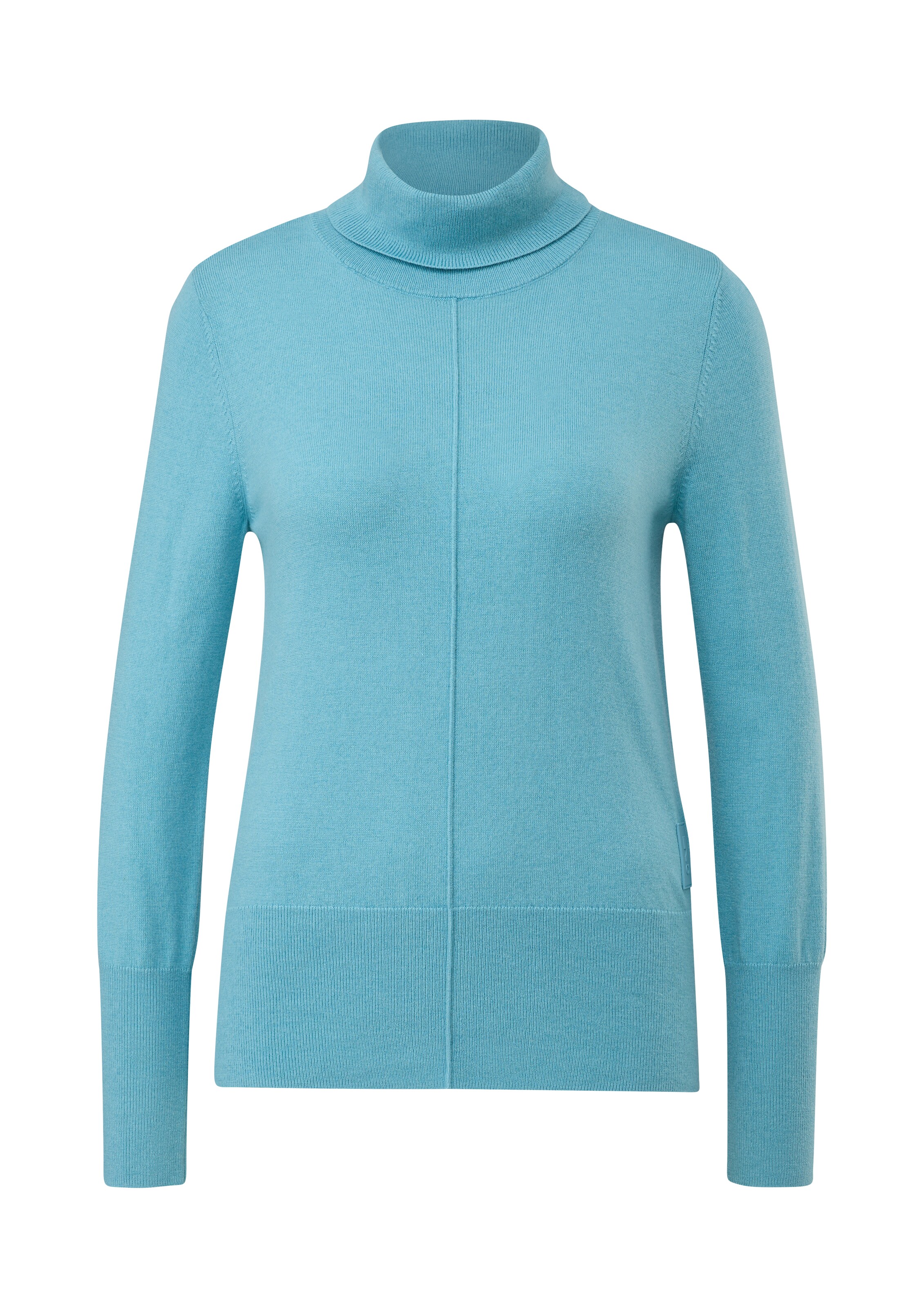 comma casual identity Sveter - Modrá: predná strana