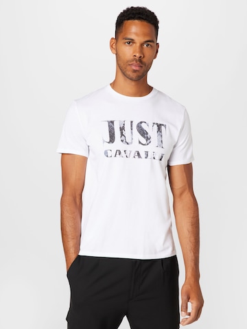 Just Cavalli - Camisa em branco: frente