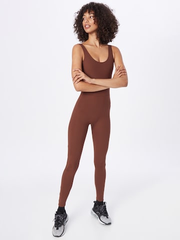 Girlfriend Collective Sports Suit in Brown: front