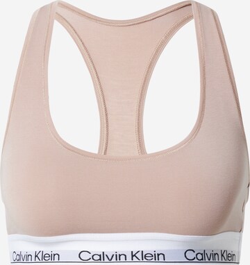 Calvin Klein Underwear Bustier BH in Beige: predná strana