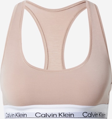 Calvin Klein Underwear Podprsenka - Béžová: predná strana