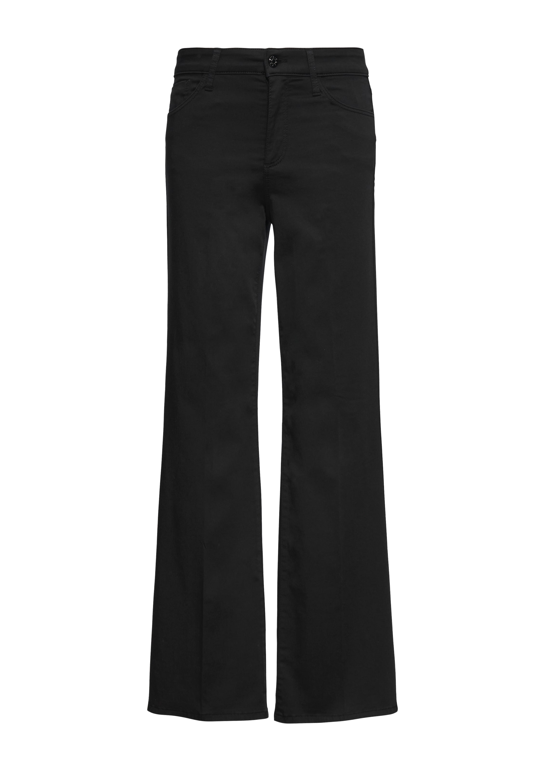 s.Oliver BLACK LABEL Flared Jeans in Schwarz: Vorderseite