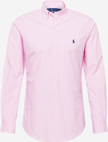 Chemise Polo Ralph Lauren en rose : devant