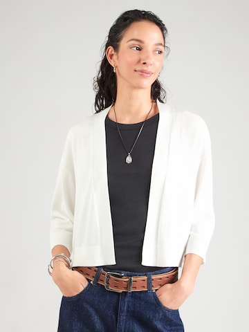 COMMA Strickjacke in Weiß: Vorderseite