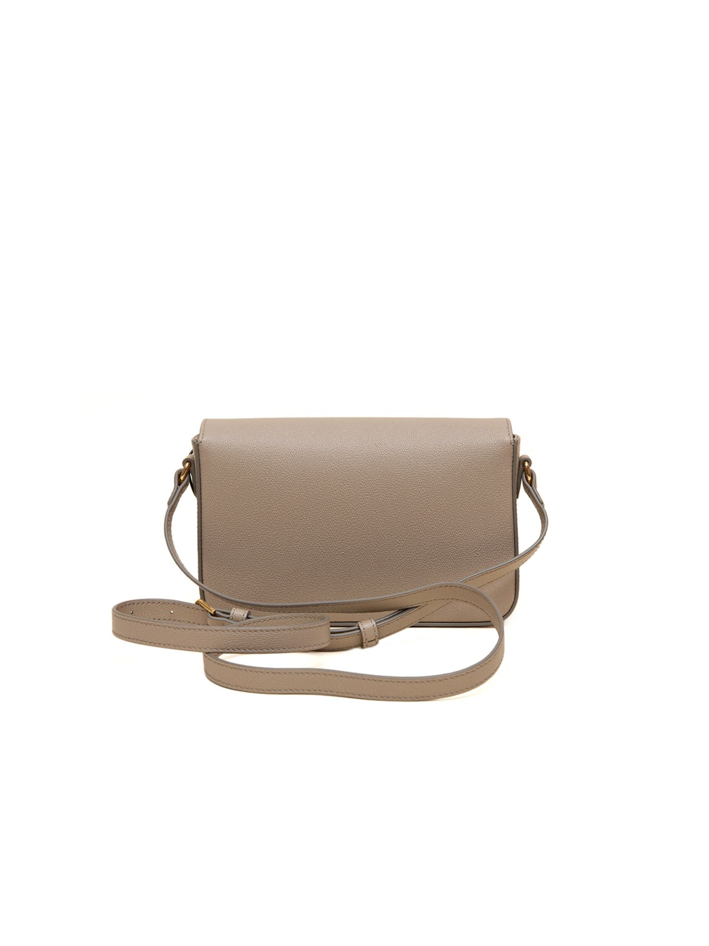 BURBERRY - Bolso de mano 'New Hampshire Check Leather Crossbody Bag 20x4.5x13 cm' en beige