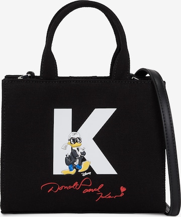 Karl Lagerfeld Käsilaukku 'Disney x Karl Lagerfeld' värissä musta: etupuoli