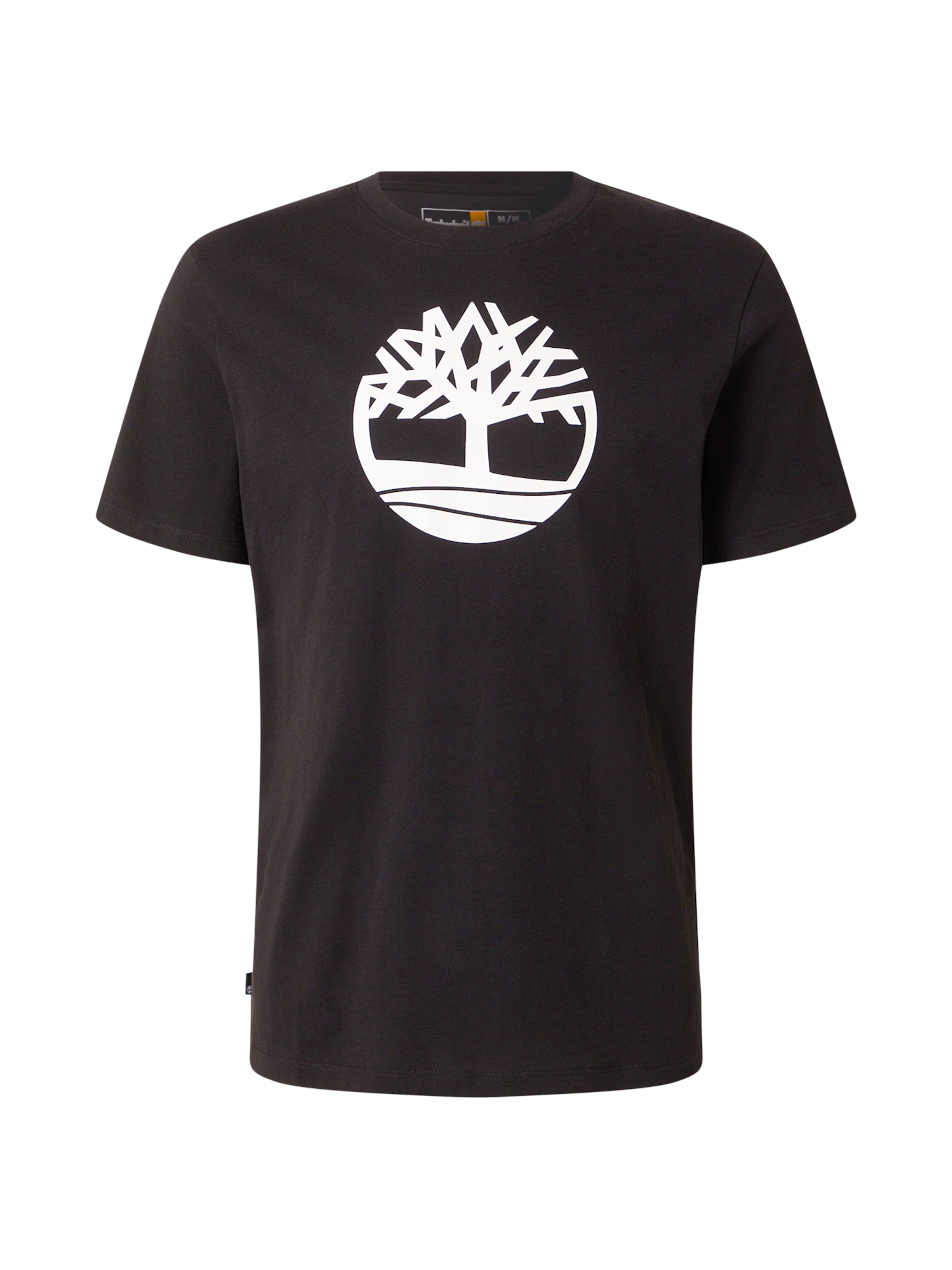 TIMBERLAND Тениска 'Kennebec River' в черно: отпред