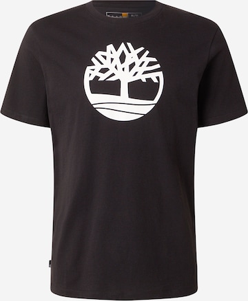 TIMBERLAND - Camisa 'Kennebec River' em preto: frente