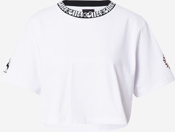 About You x Ellesse Shirt 'Novo' in White: front