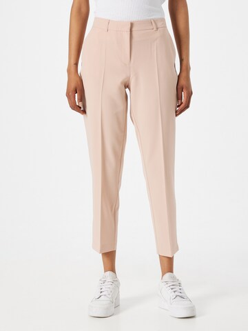 regular Pantaloni con piega frontale di Dorothy Perkins in rosa: frontale