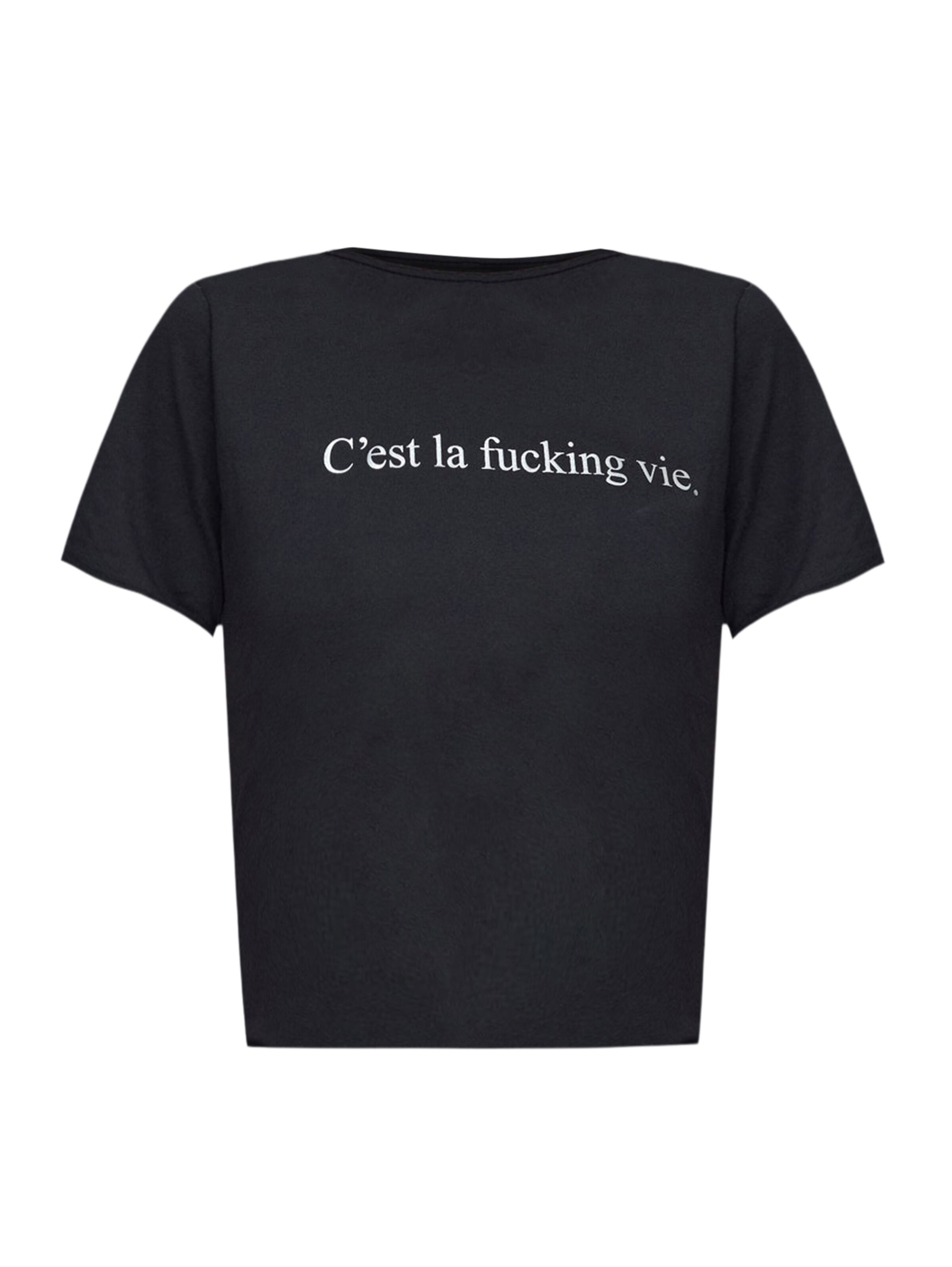 No Matter What Shirt in Zwart: voorkant