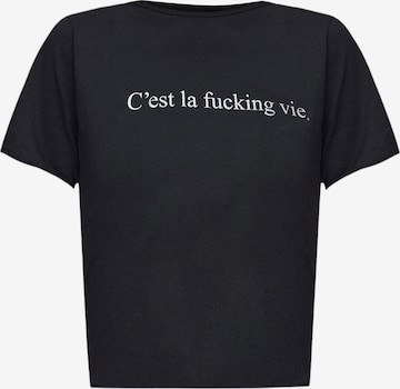 No Matter What Shirt in Zwart: voorkant