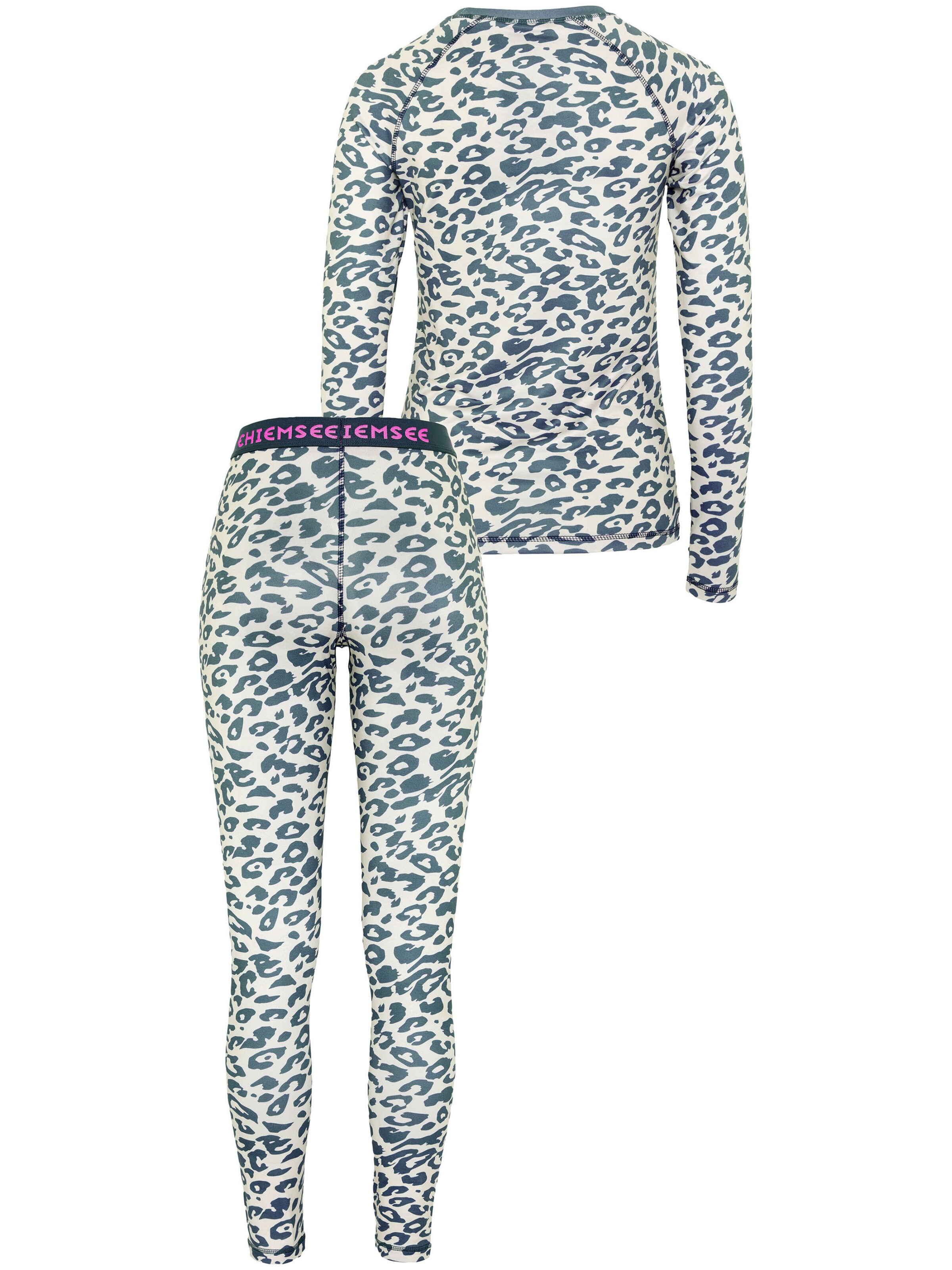 CHIEMSEE Base Layer ' im Leo Allover Print ' in Grey