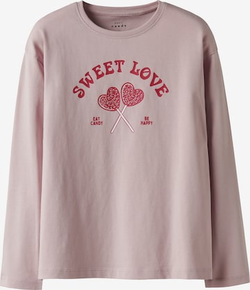 NAME IT T-shirt 'NKFVEEN' i lila: framsida