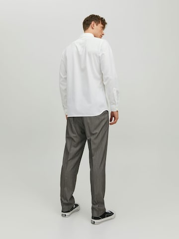 JACK & JONES Comfort fit Button Up Shirt 'Blaparker' in White