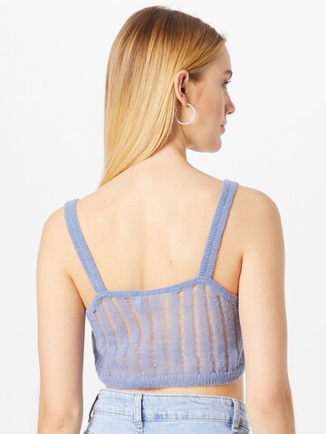 WEEKDAY Top 'Grace' in Blau