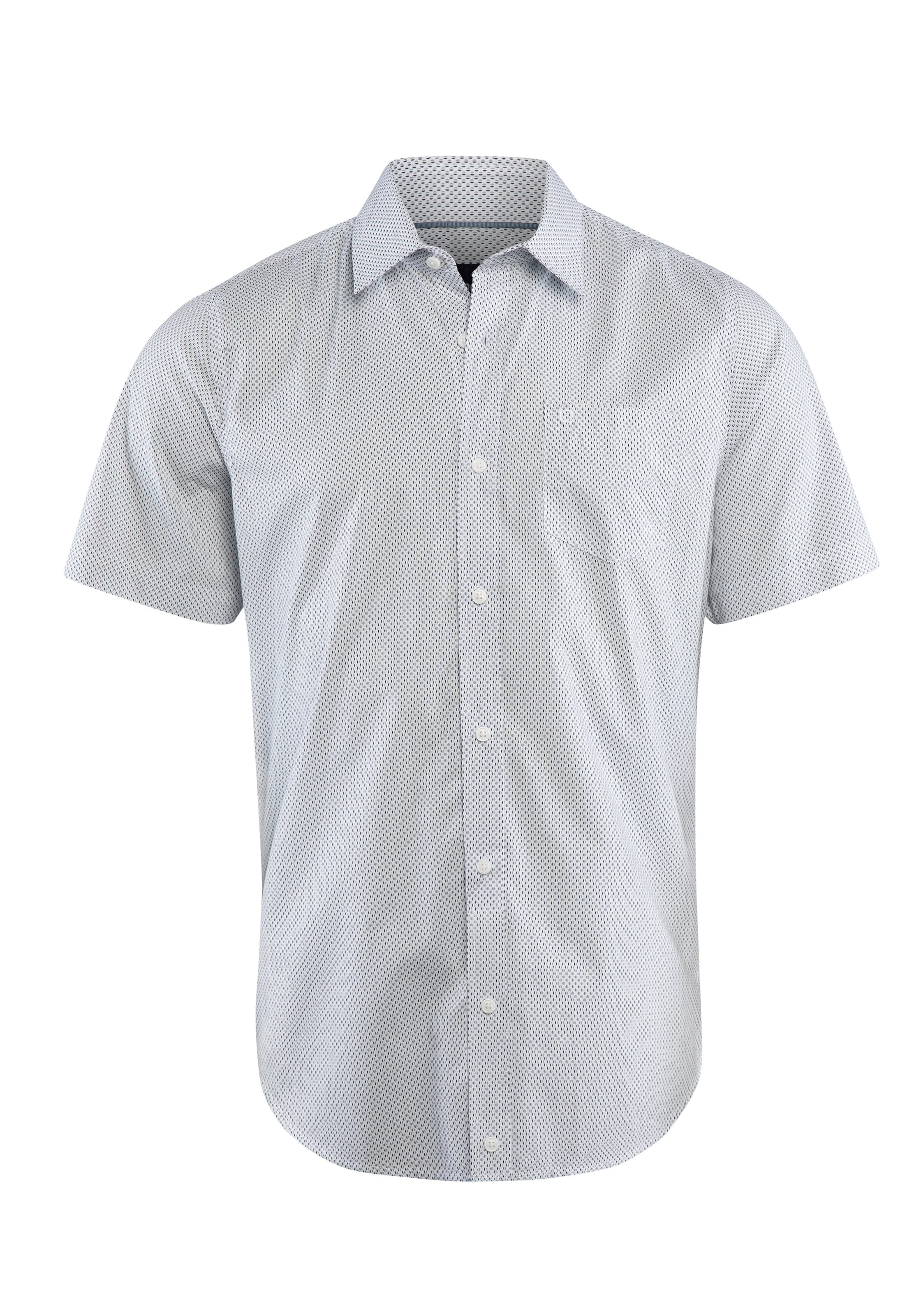 Coupe regular Chemise 'Hubson' Stooker Men en blanc : devant