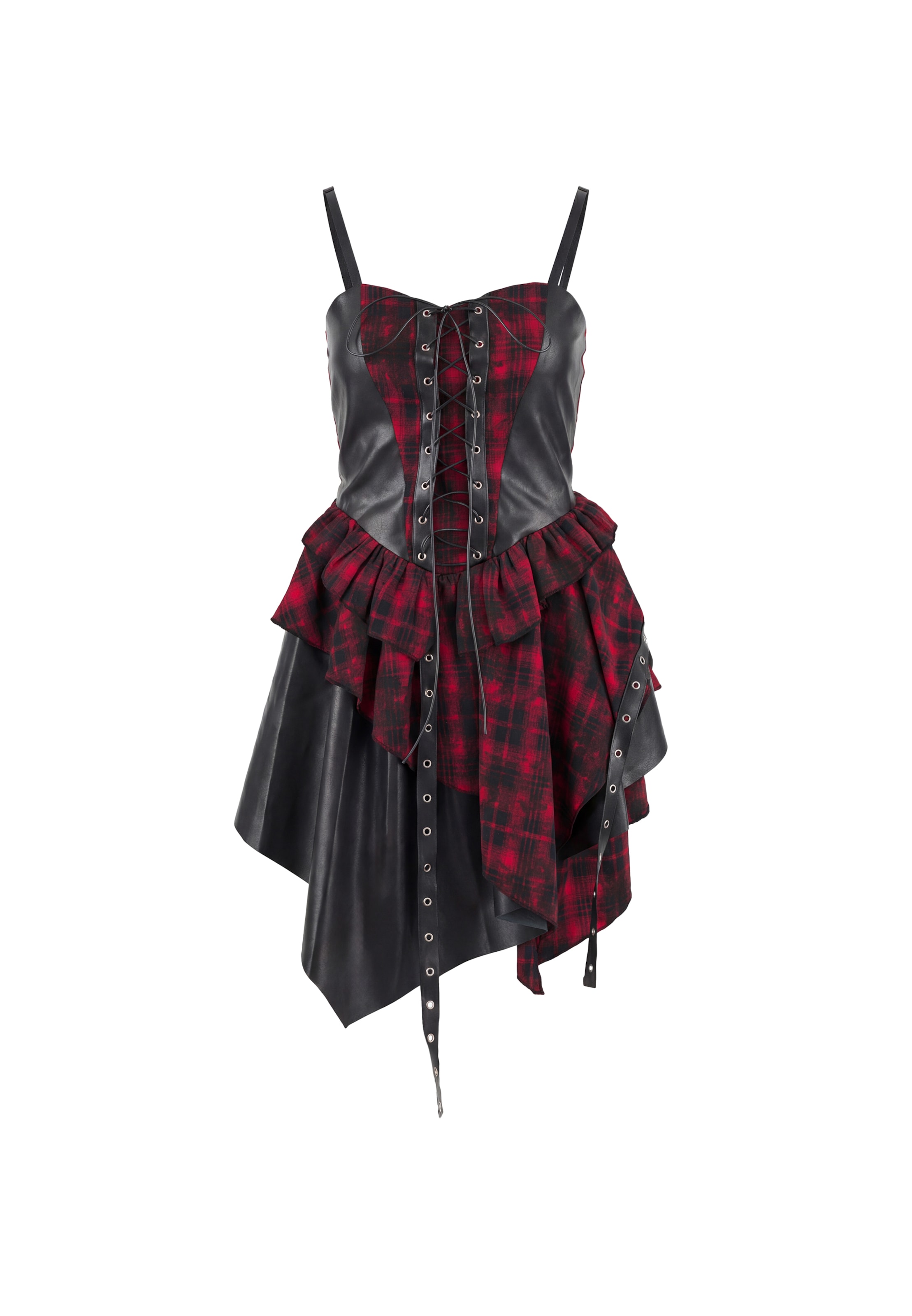 myMo ROCKS Dress in Red: front