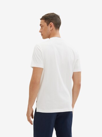 TOM TAILOR Shirt 'Serafino' in Wit