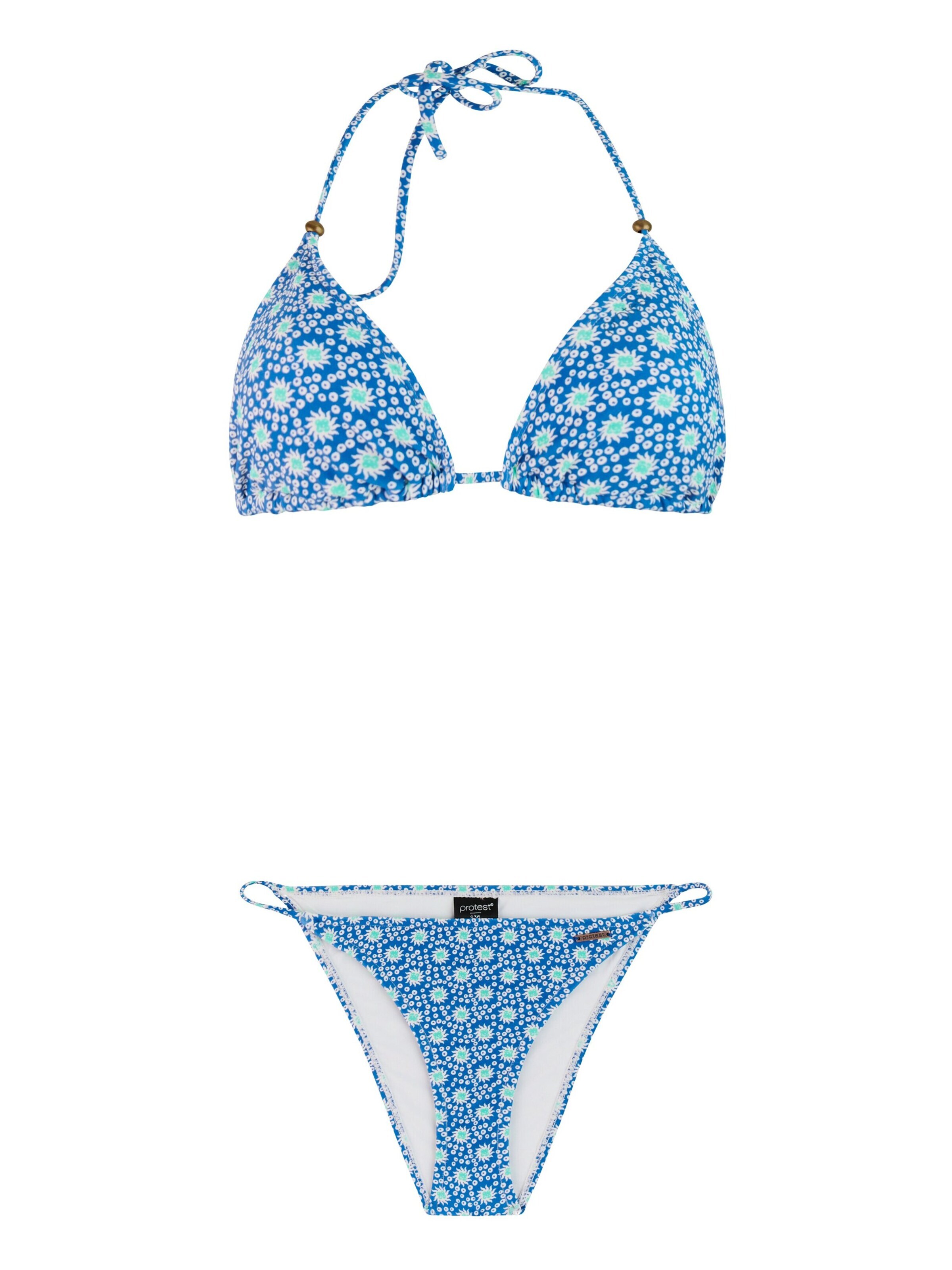 PROTEST Triangel Bikini 'PRTDita' in Blauw: voorkant