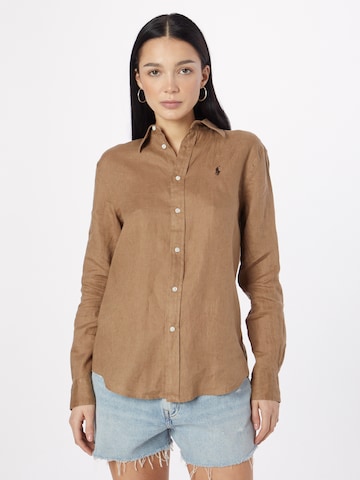 Polo Ralph Lauren Blouse in Groen: voorkant