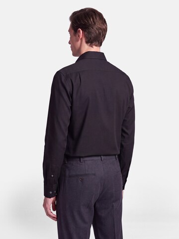 SEIDENSTICKER Regular Fit Hemd in Schwarz