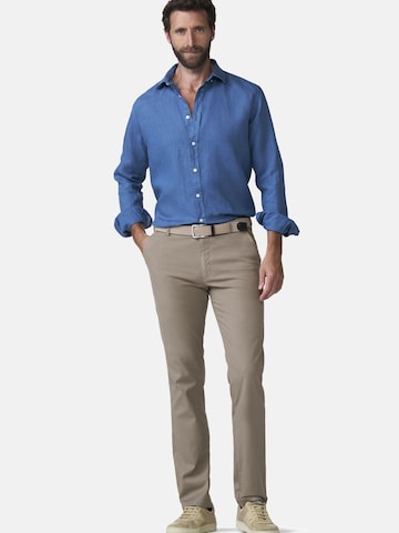 MEYER Regular Chino trousers 'Oslo' in Beige
