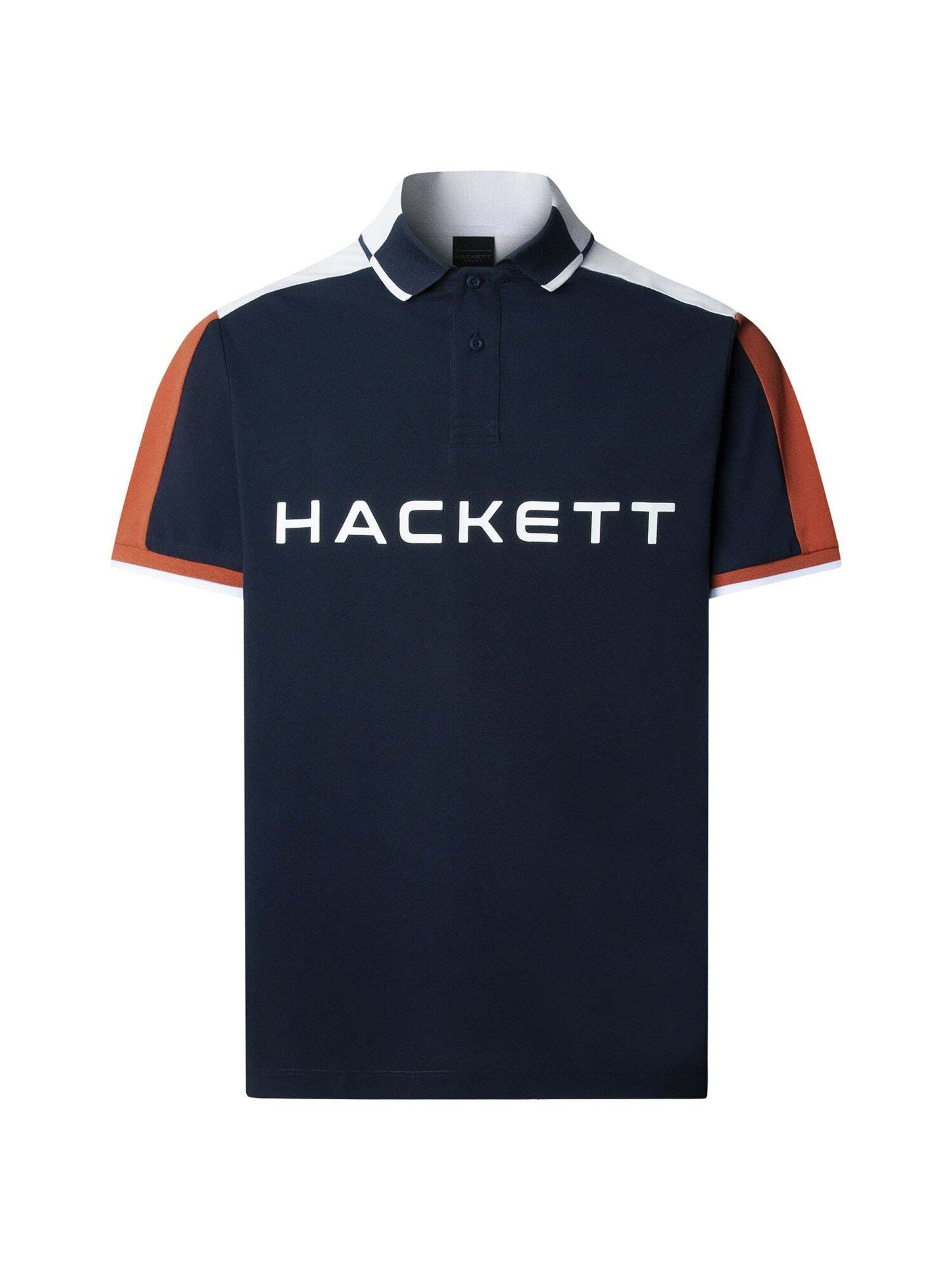 T-Shirt Hackett London en bleu : devant