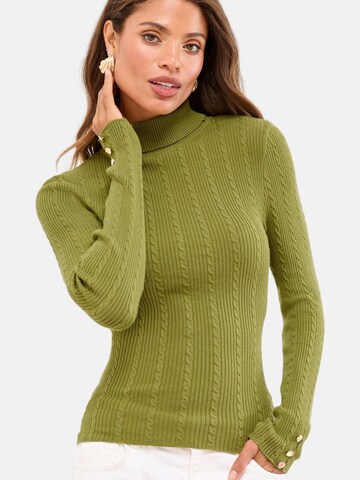 Lipsy Пуловер в зелено: отпред