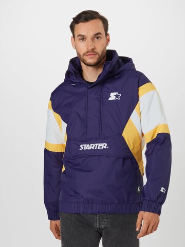 Starter Black Label Regular fit Between-Season Jacket in Purple: front