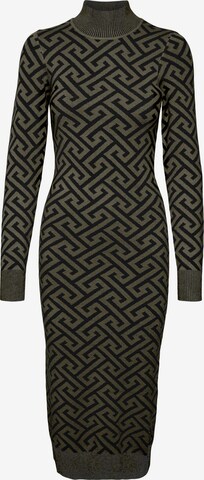 VERO MODA Knitted dress 'Aria' in Black: front