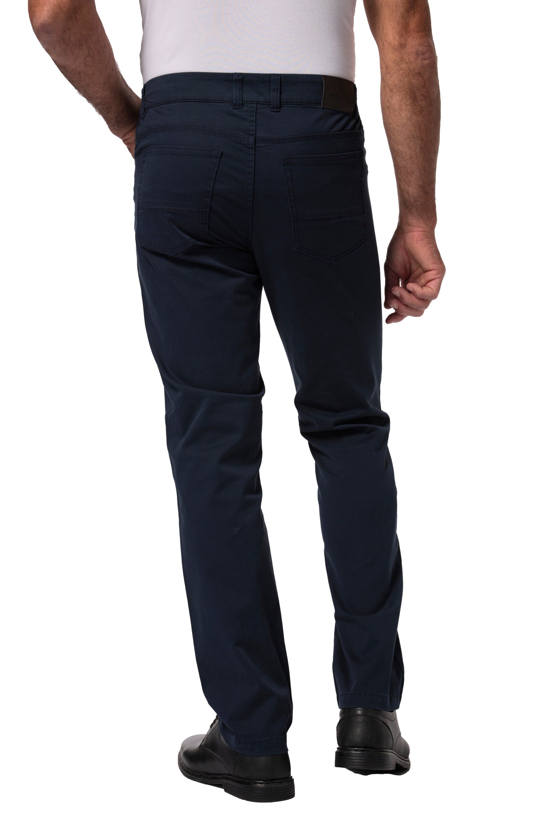 Boston Park Regular Broek in Blauw
