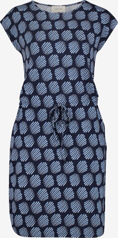Cartoon Cocktail Dress in Blue: front