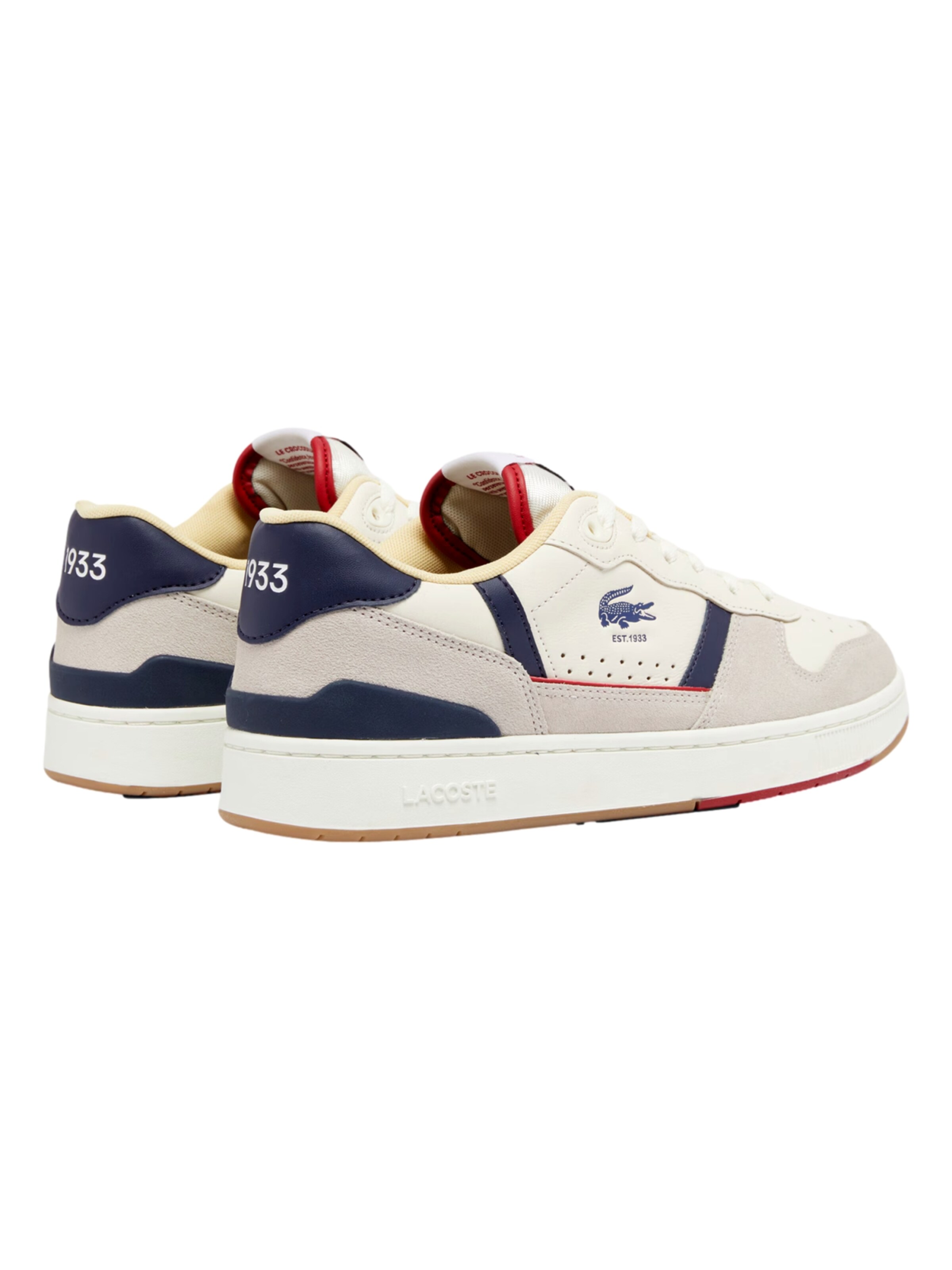 LACOSTE Sneaker low 'T-Clip Set' i hvid