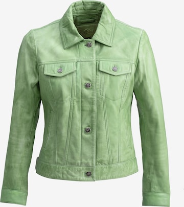 18N62 Übergangsjacke 'NEBarbados' in Grün: Vorderseite