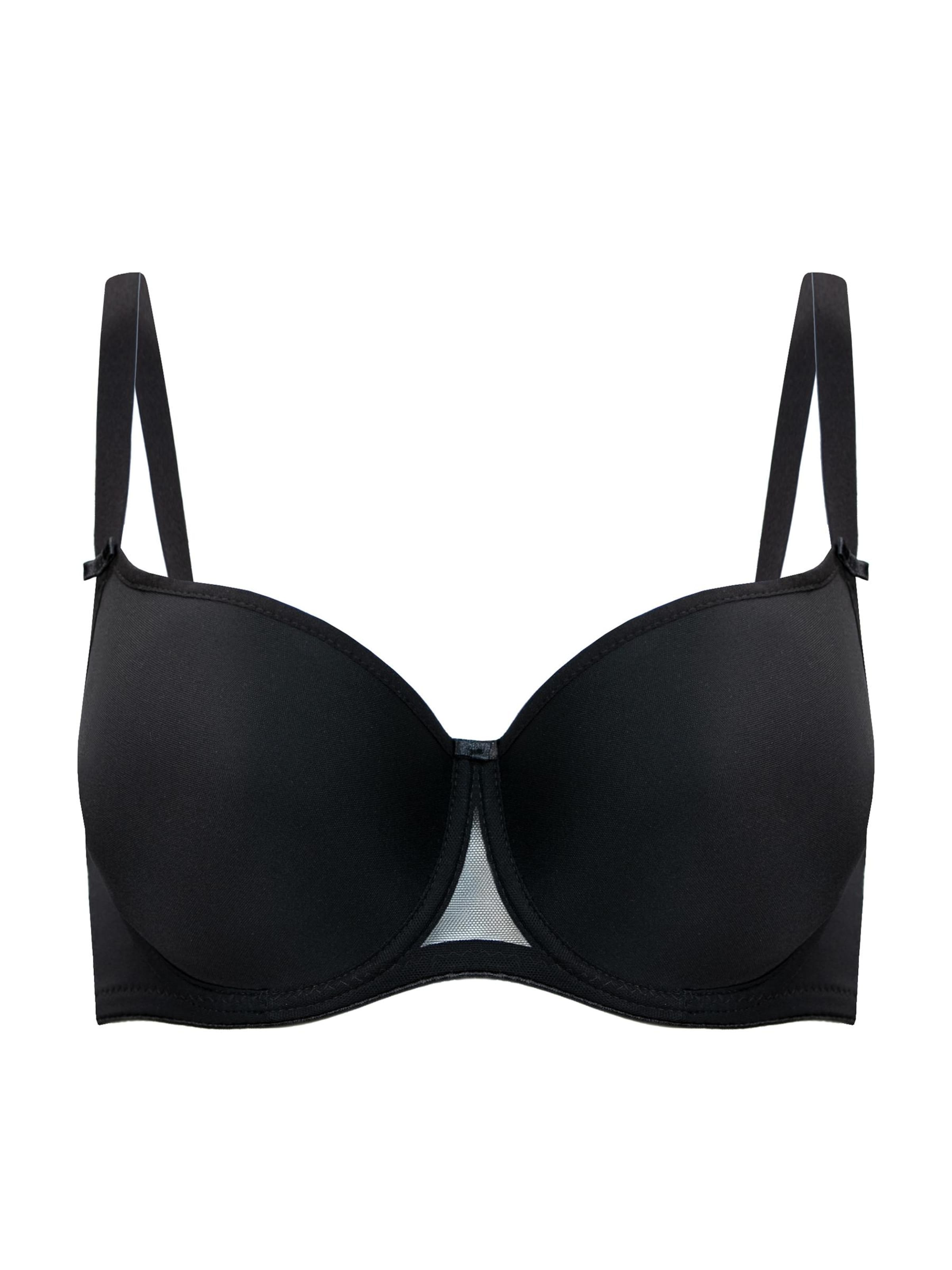Vivisence Push-up BH '1046' in Zwart: voorkant