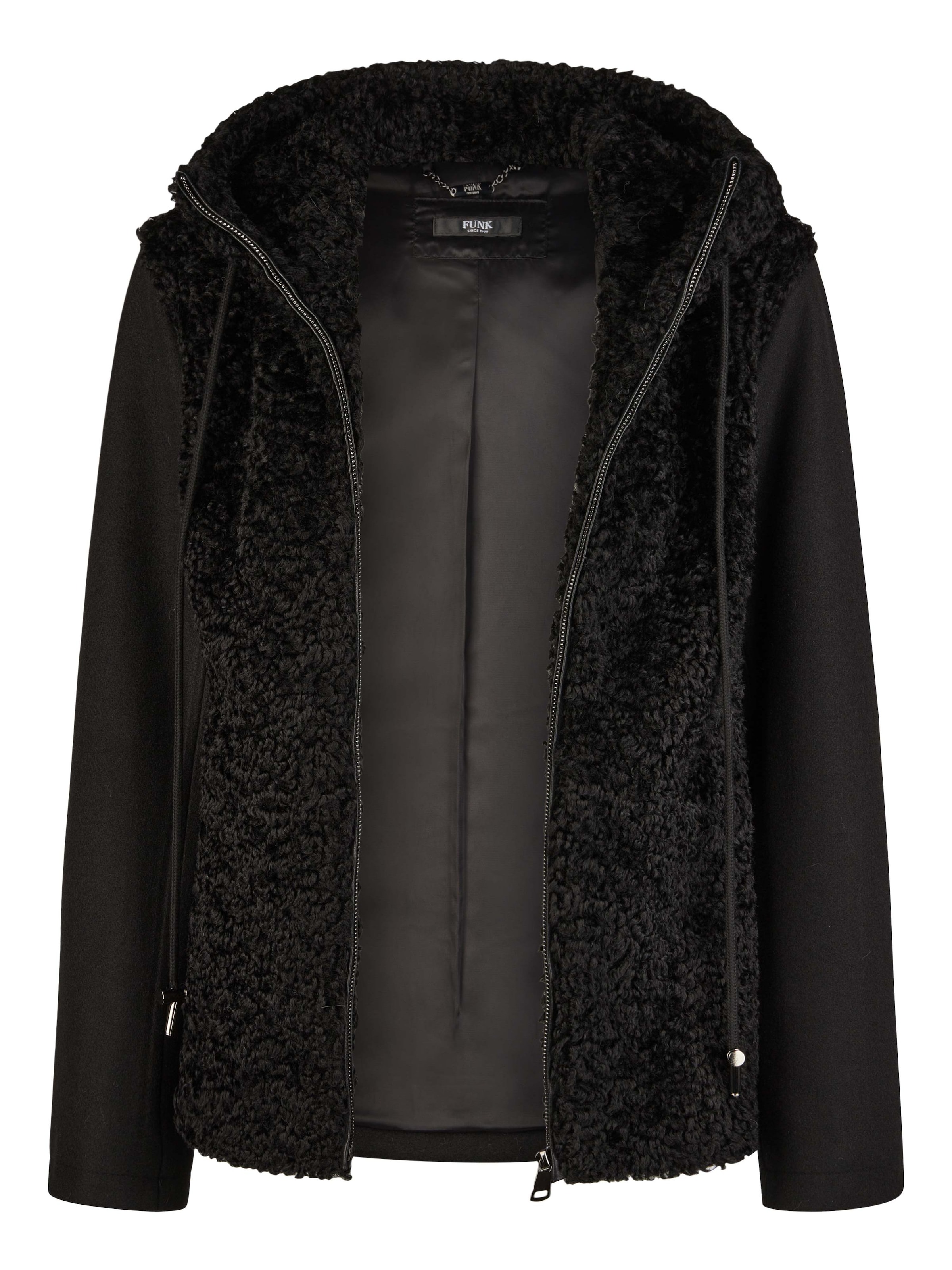 Funk since 1776 Between-Season Jacket in Black: front