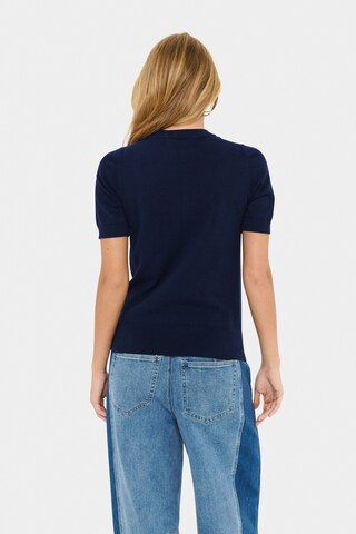 SAINT TROPEZ Pullover in Blau