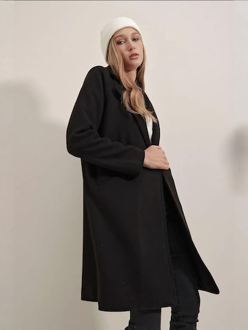 Bigdart - Sobretudo meia-estação em preto