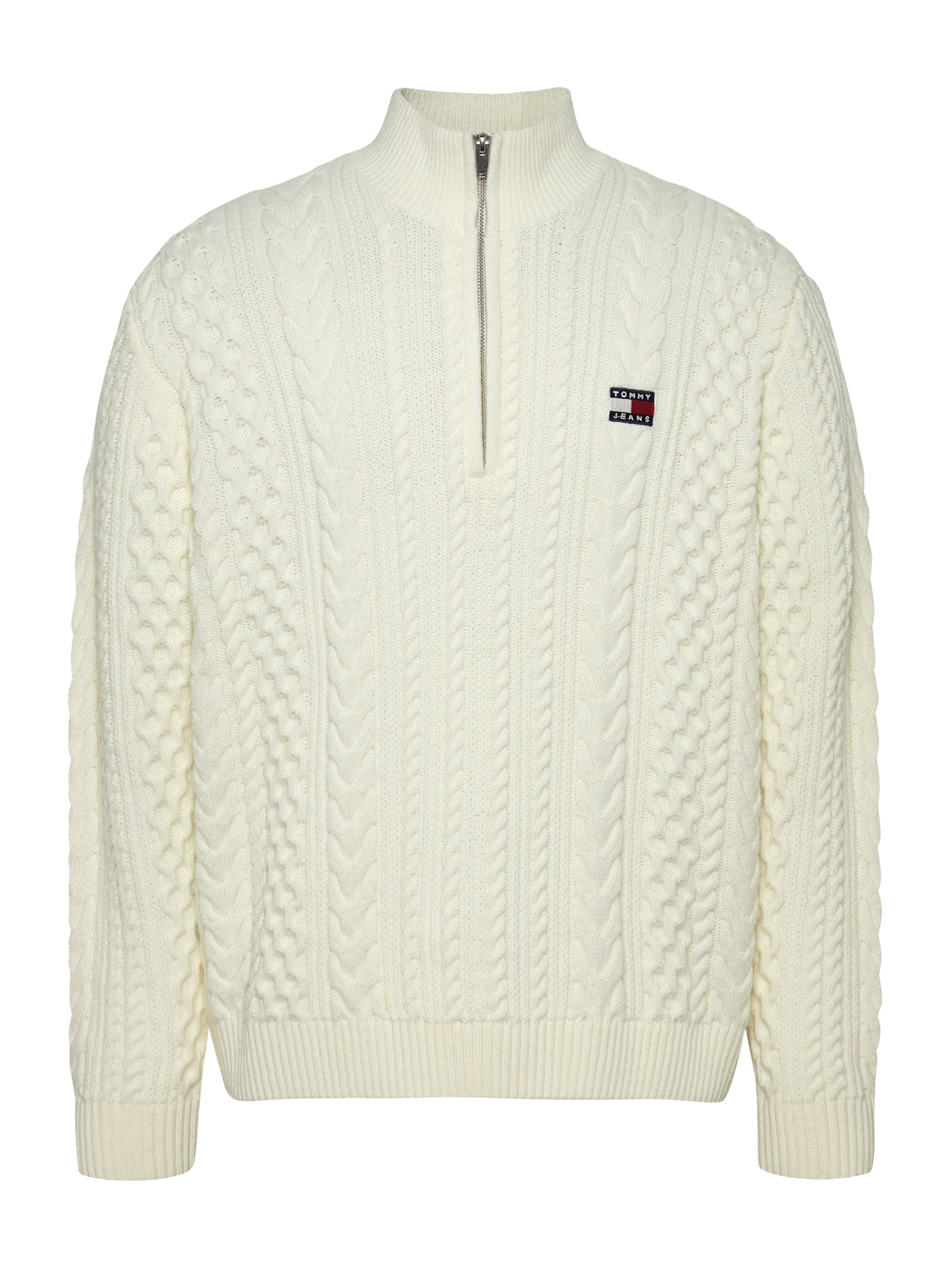 Pull-over Tommy Jeans en blanc : devant