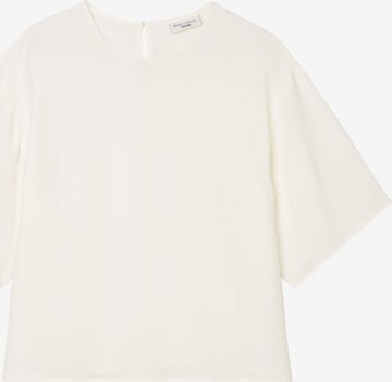 Marc O'Polo DENIM Blouse in Beige: voorkant