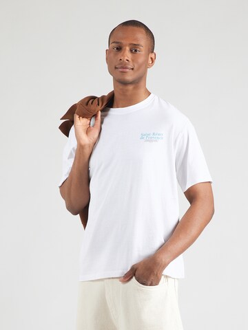 JACK & JONES Тениска 'JORVALLEY' в бяло