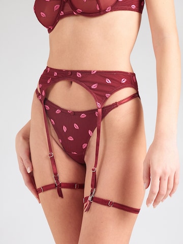 raudona Hunkemöller Prisegamų kojinių laikiklis: priekis