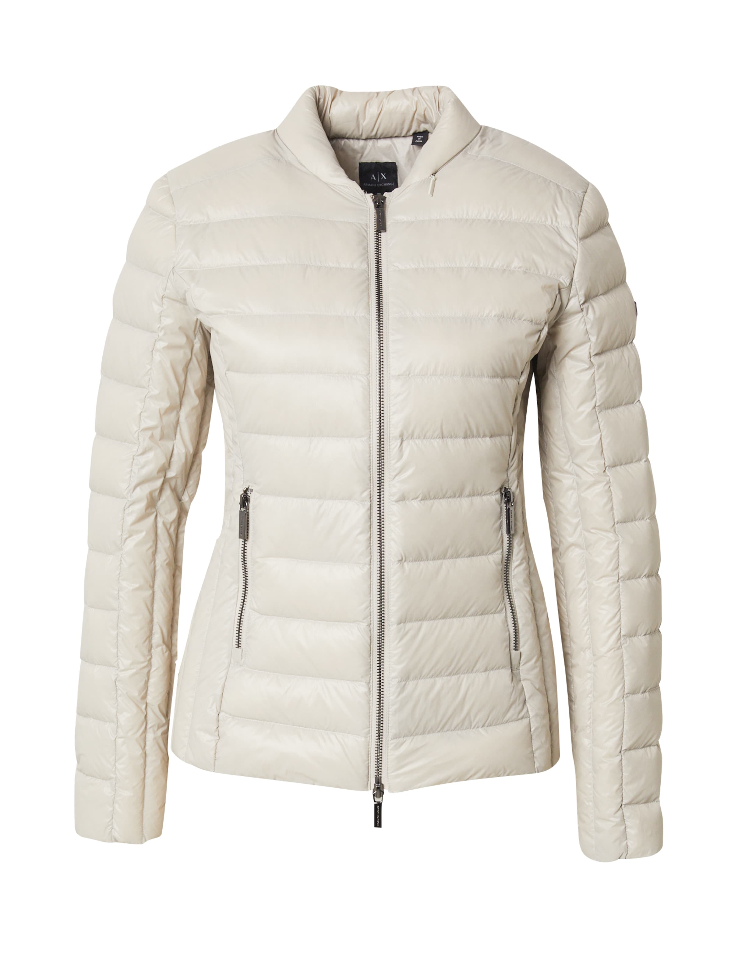 ARMANI EXCHANGE Přechodná bunda – šedá: přední strana