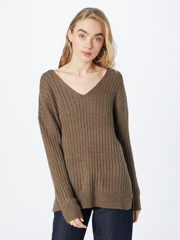 VILA Sweater 'Ril' in Green: front