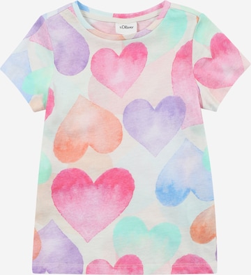 T-Shirt s.Oliver en mélange de couleurs : devant