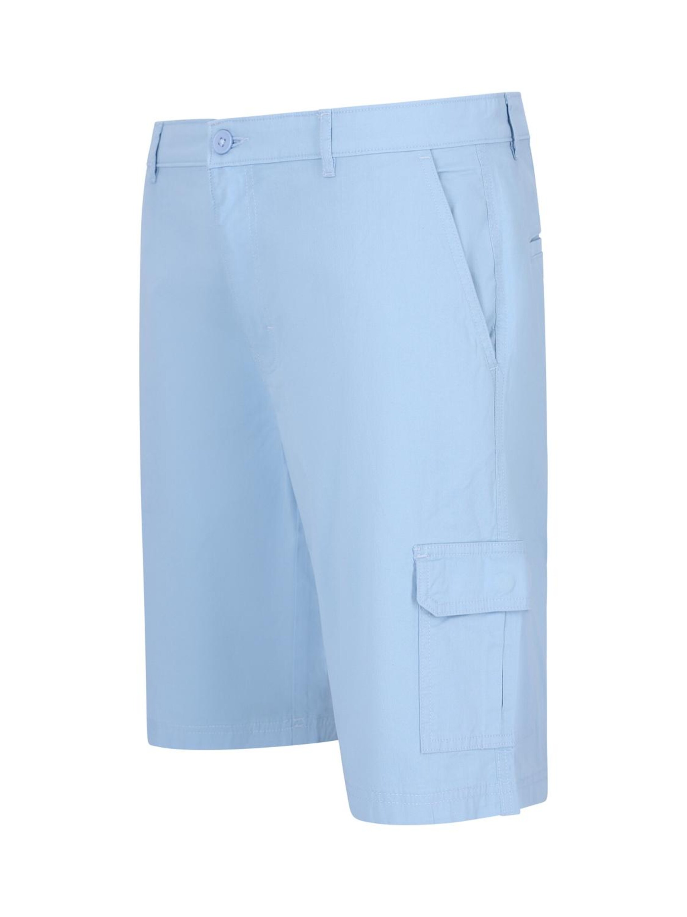HAJO Regular Hose 'elastische Bermudashort mit Cargotaschen'‌‌‌‌‌‌‌‌ in Blau